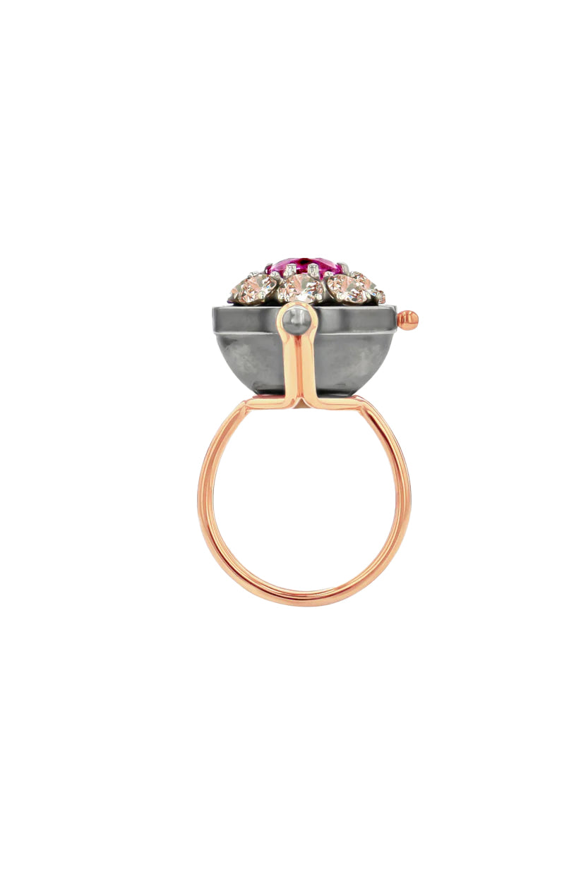 Pink Sapphire Sirius Ring