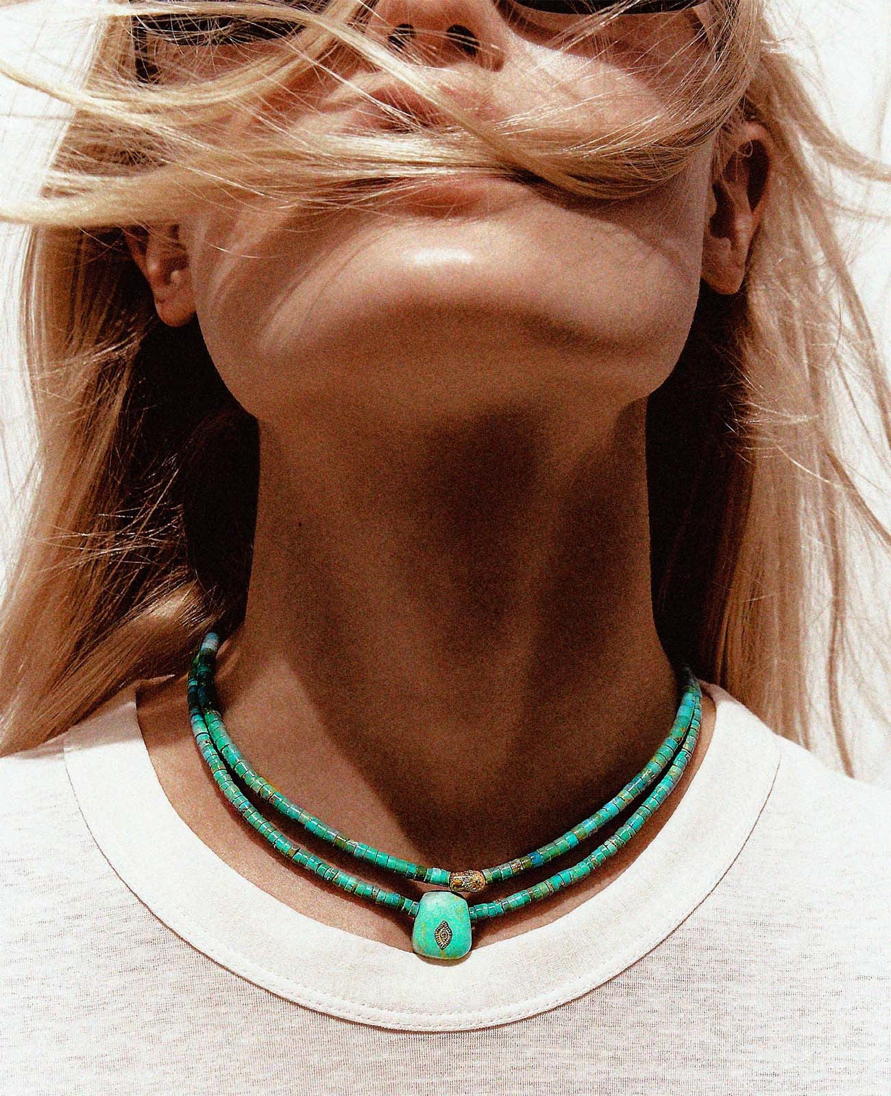 Taylor No2  Turquoise Necklace
