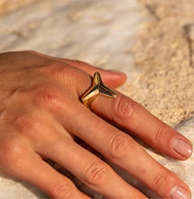 Three Pointed Star Ring