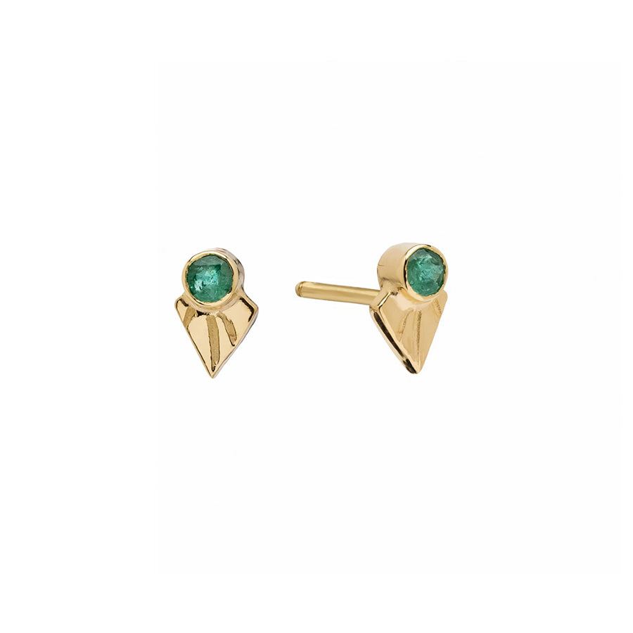 Emerald Stud Earrings